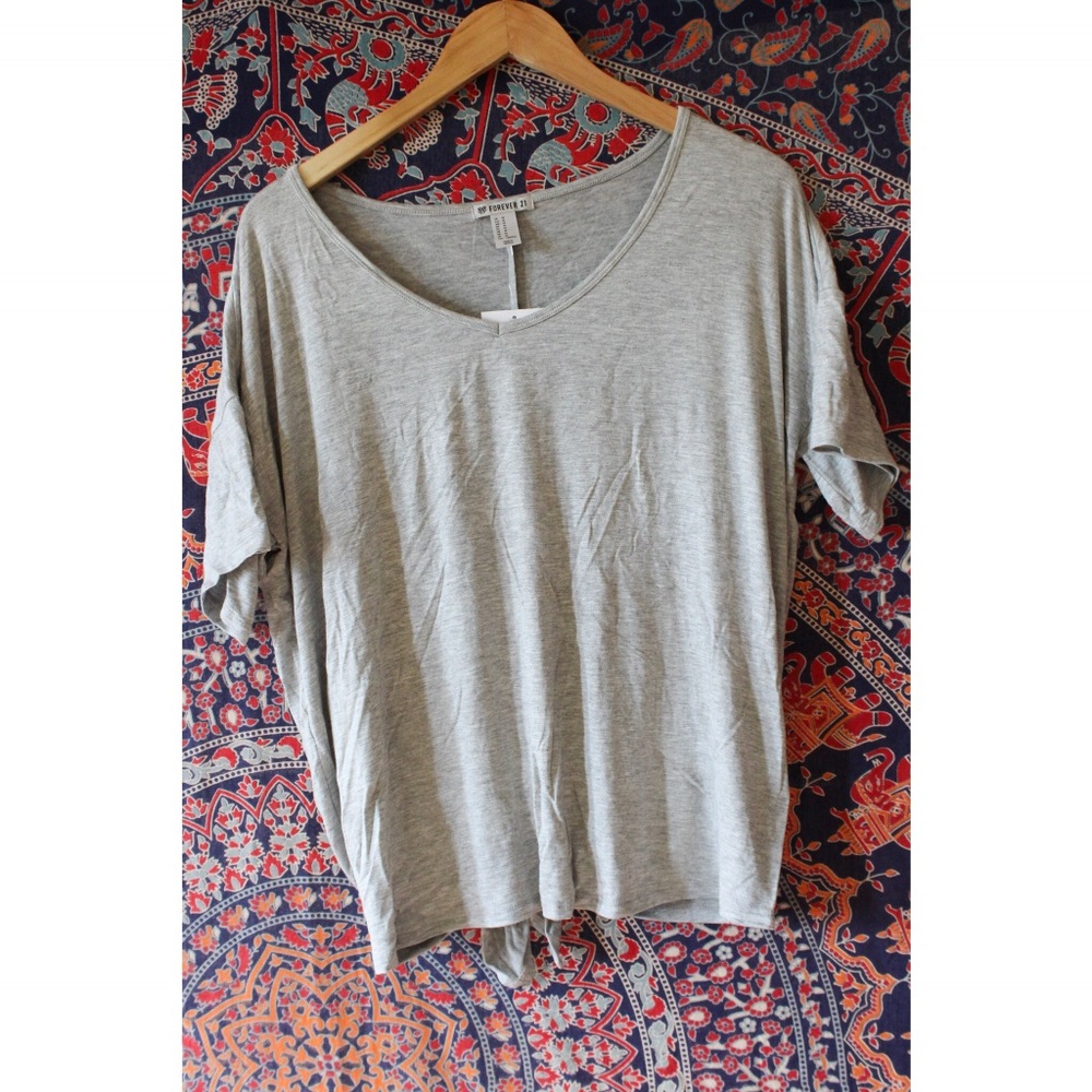Tie back T-shirt